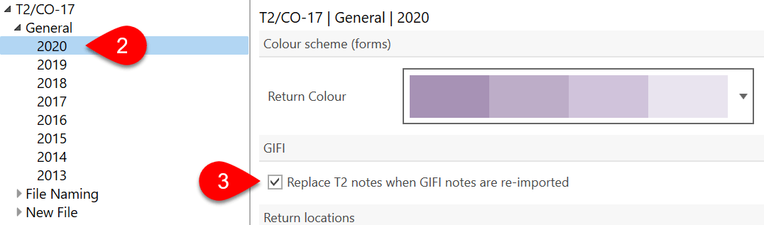 Screen Captures: Replace T2 notes when GIFI notes are re-imported