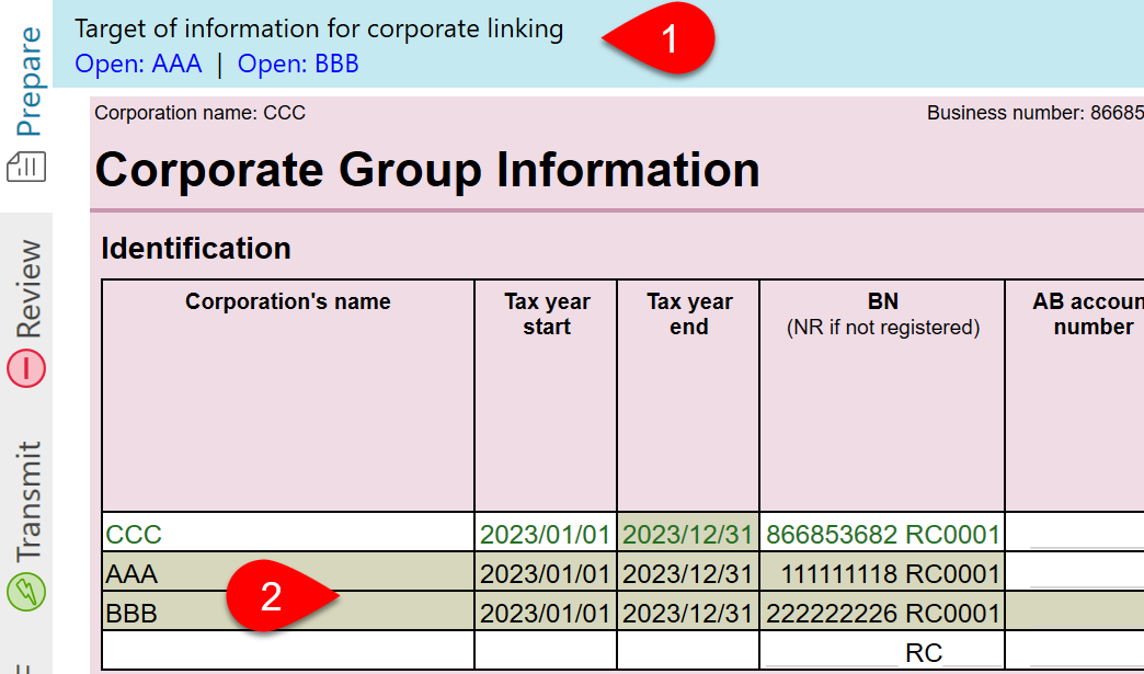 Screen Capture: Target File