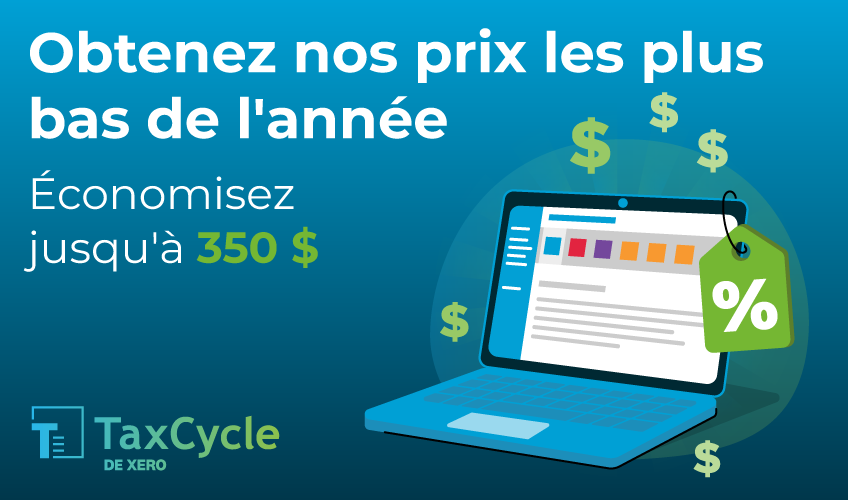 La vente d'été de TaxCycle est en cours!