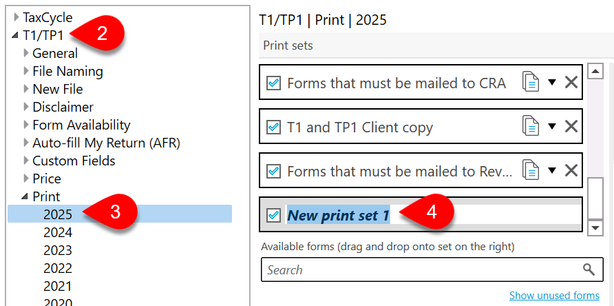 Screen Capture: New print set