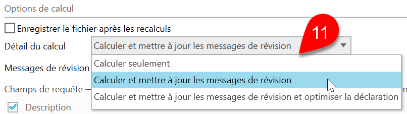 Capture d’écran : Détails du calcul