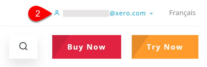Screen Capture: Click your email address