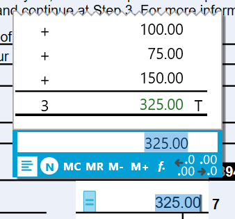 Screen Capture: Basic addition