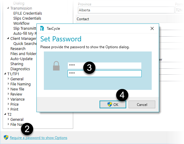 options-password-set
