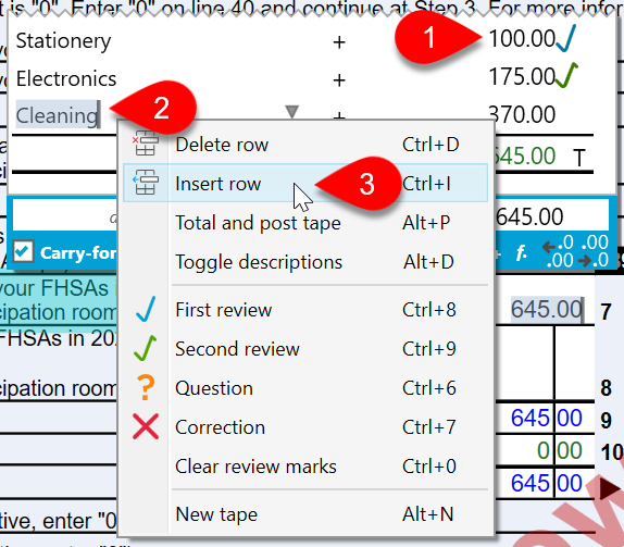 Screen Capture: Right-click to edit a tape