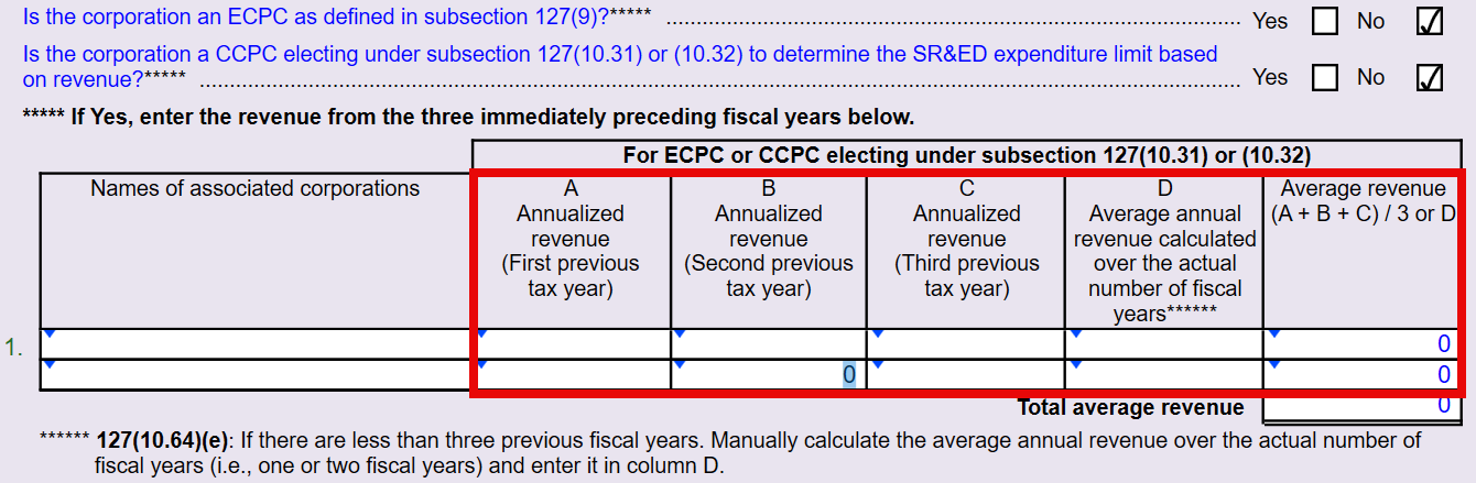 Screen Capture: Columns A, B, C and D on S49