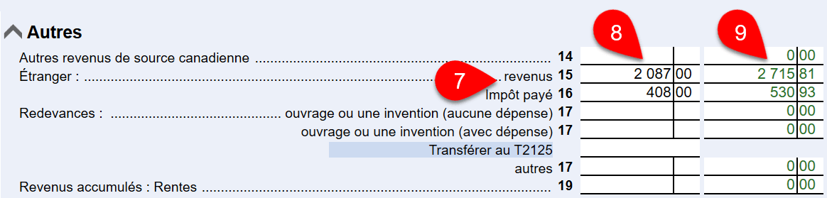 Capture d’écran : Cases 15 et 16 du T5