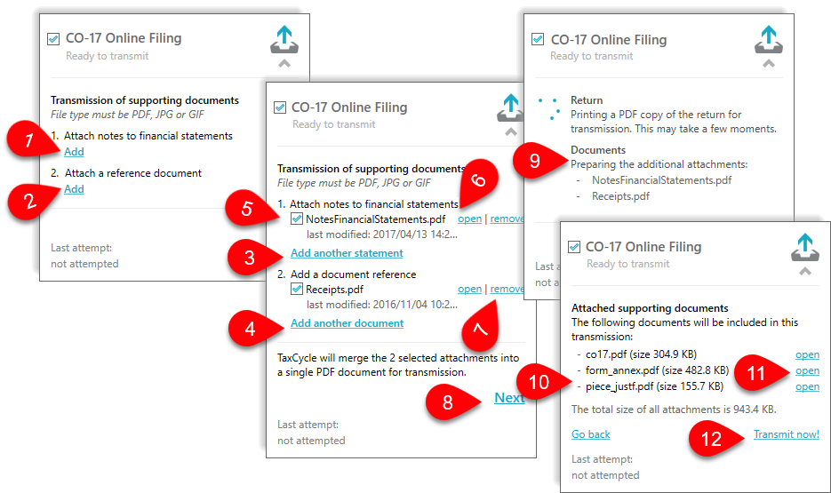 CO-17 attach documents