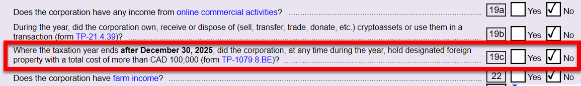 Screen Capture: Question 19c on the CO-17