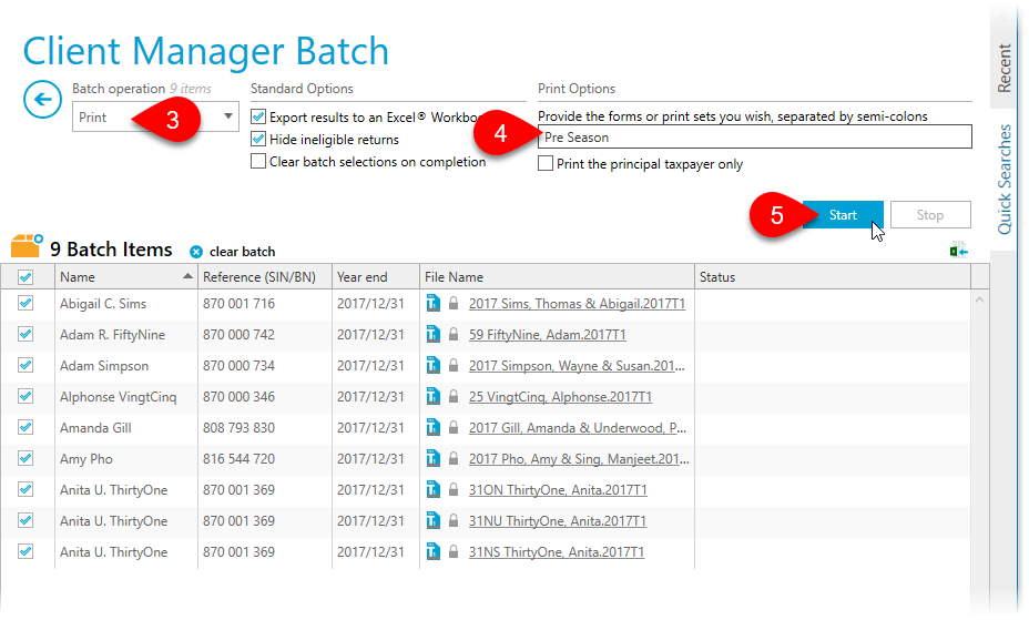 Batch Email TaxCycle