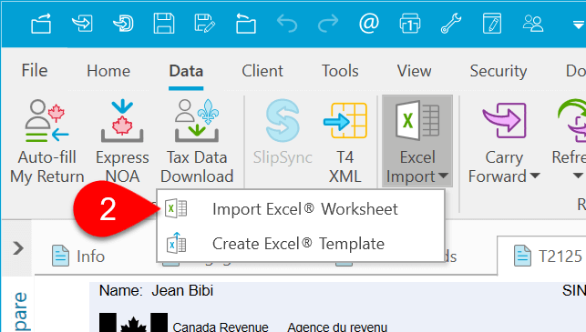 Import Excel Worksheet