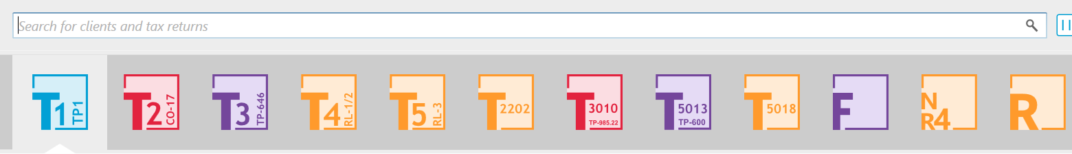 Screen Capture: New module icons