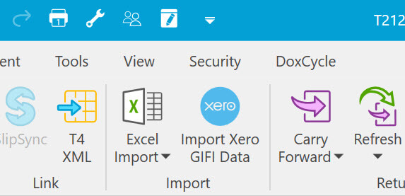Import Xero GIFI Data