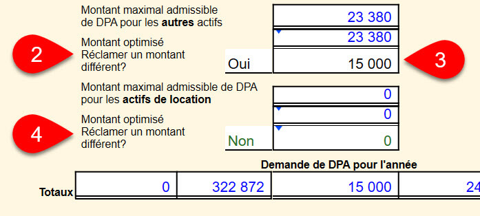 Capture d'écran : Demander un montant différent?