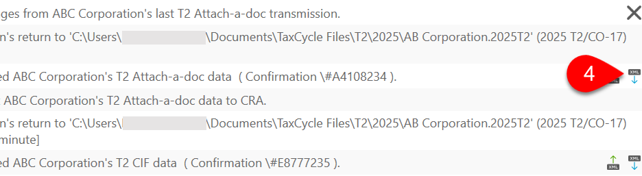 Screen Capture: Click the blue arrow