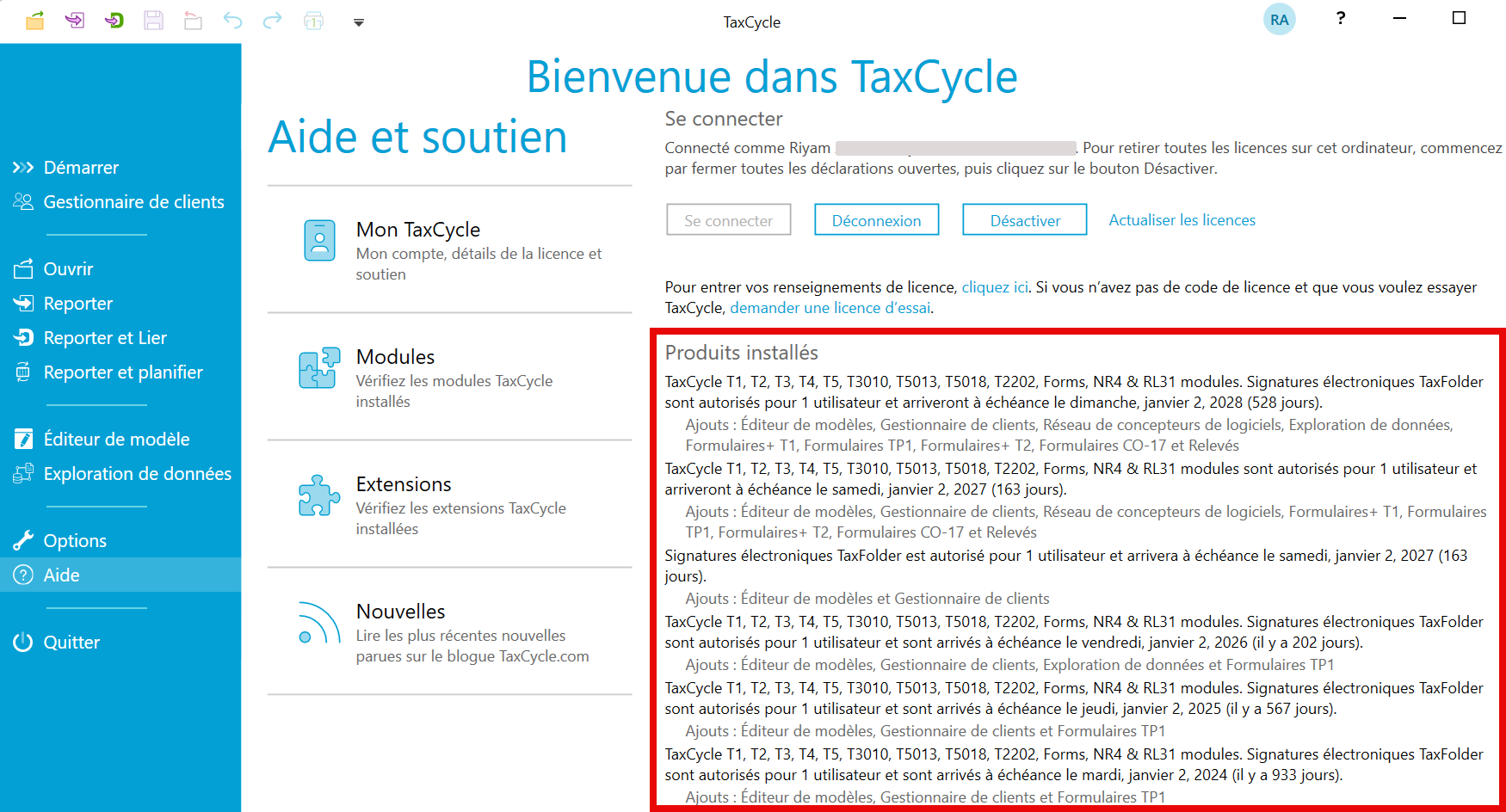 Capture d’écran : verified pour les logiciels