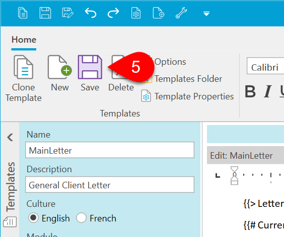 Screen Capture: Save Menu