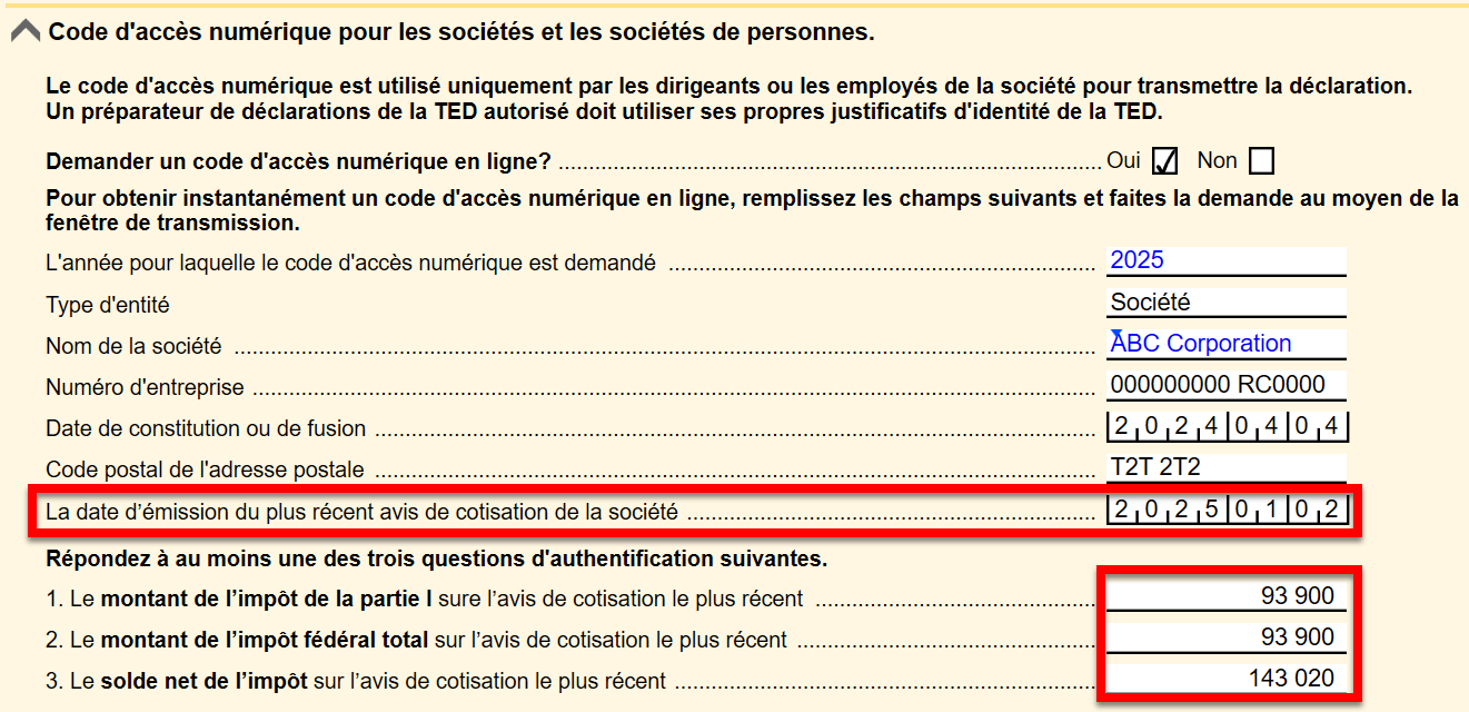 Screen Capture: New authentication questions on the SERs worksheet