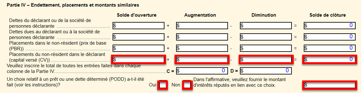 Capture d'écran: Feuillet T106 Partie IV