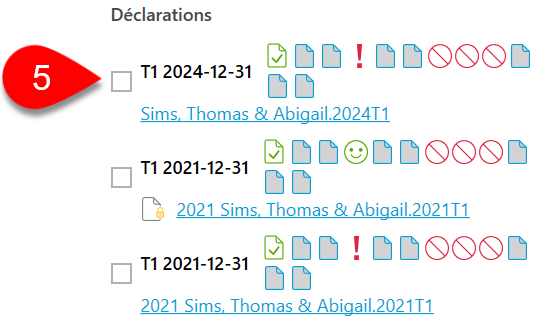 Capture d'écran&nbsp;: Ajouter au lot à partir de l'affichage Fiche du client