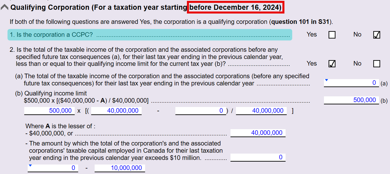Screen Capture: S31 before 2024