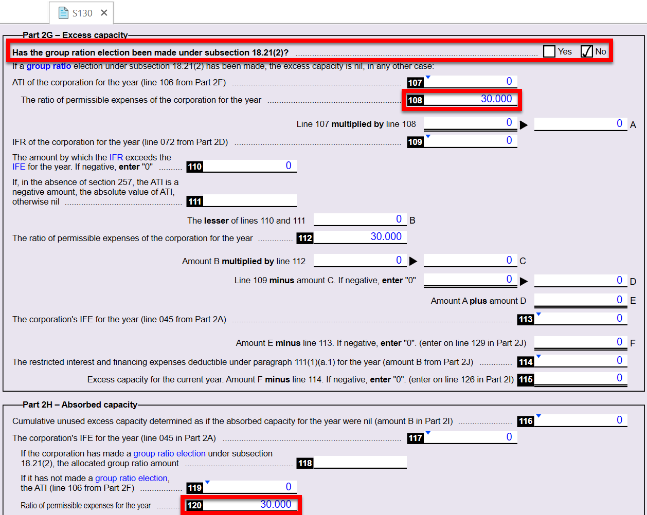 Screen Capture: T2SCH130 Parts 2G and 2H