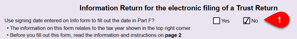 Screen Capture: Use signing date entered on Info form?