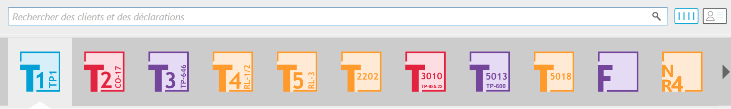 Screen Capture: New module icons