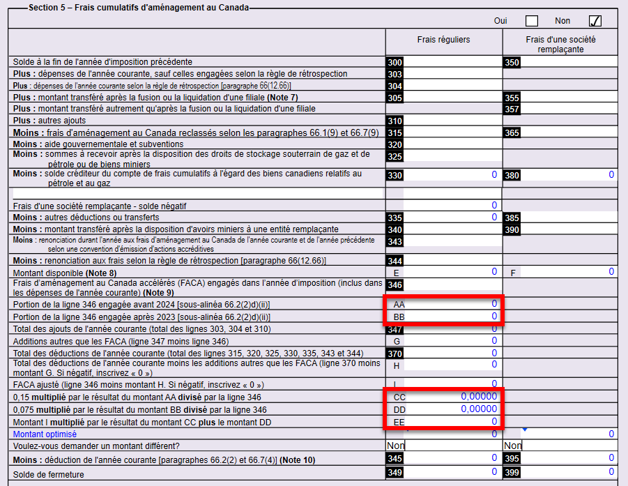 Capture d'écran : A12 Section 5