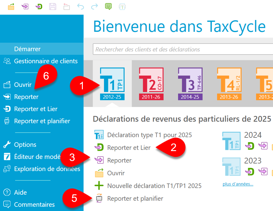 Image : reporter de l'écran de démarrage