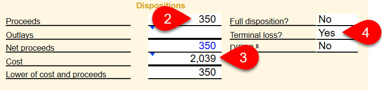 Screen Capture: Terminal Loss