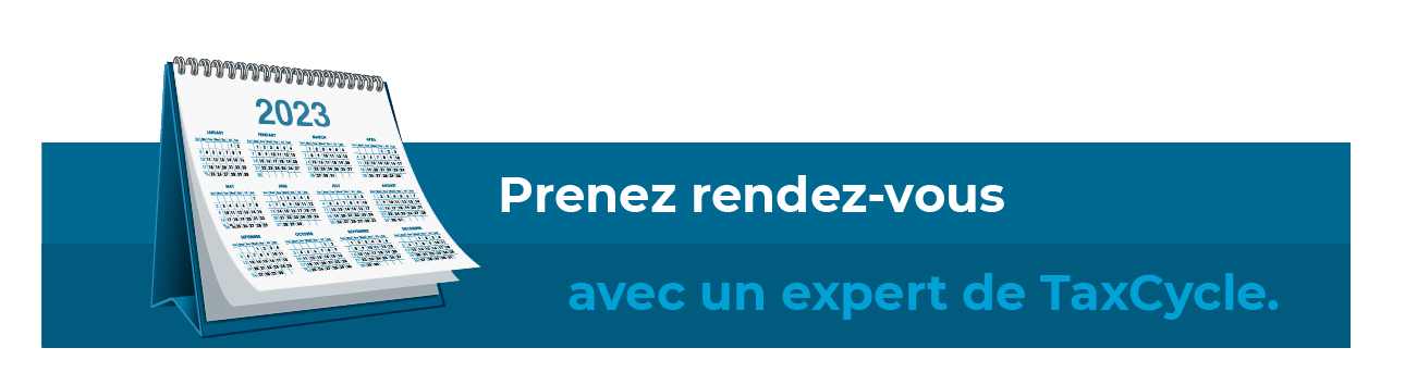 Prenez rendez-vous avec un expert de TaxCycle.