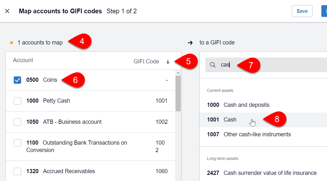 Import GIFI From Xero® TaxCycle
