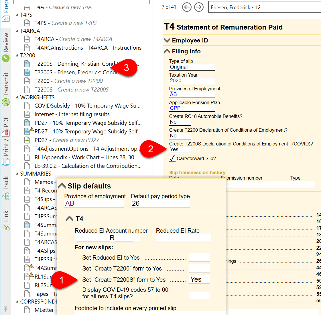 Screen Capture: Creating a T2200S