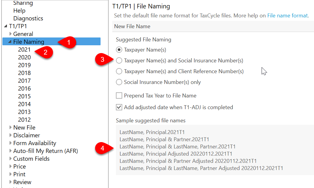 file naming