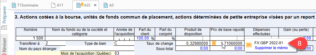 Capture d’écran : Mémo sur lA3S