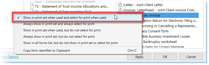 Show in print set when used and select for print when used
