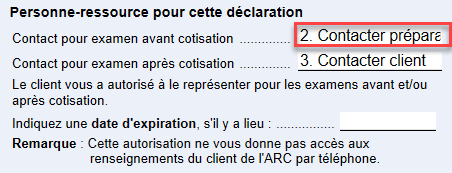 Capture d’écran : Choisissez une personne-ressource sur la grille de calcul Info