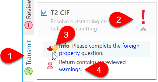 Screen Capture: Resolve outstanding errors in the Transmit sidebar