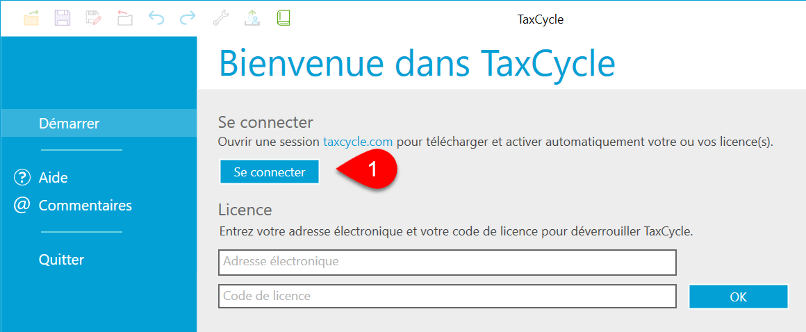 Image : bienvenue dans TaxCycle