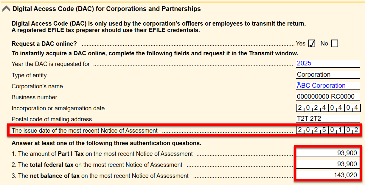 Screen Capture: New authentication questions on the SERs worksheet
