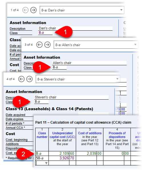 Pooling CCA assets