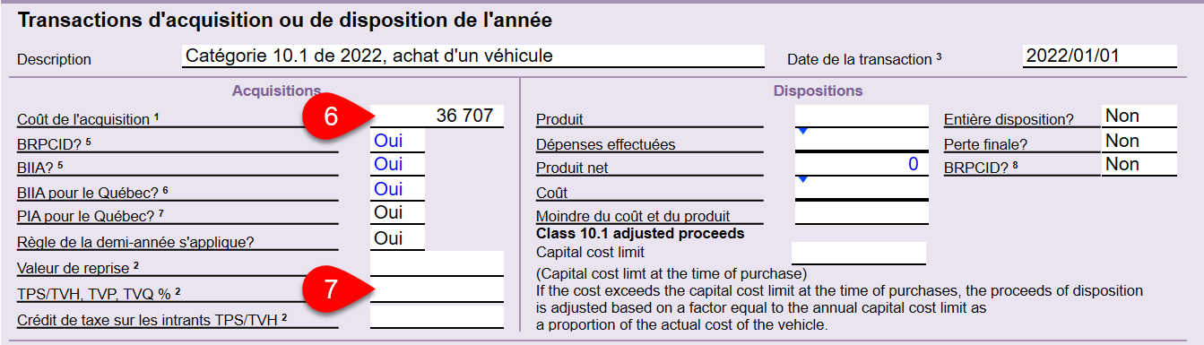 Capture d'écran : Acquisition corrigée A8