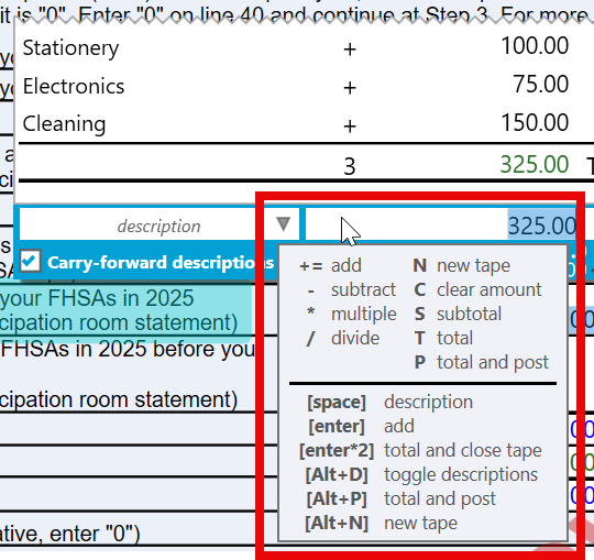 Screen Capture: Hover to see help