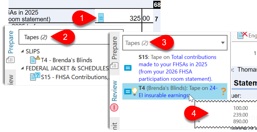 Screen Capture: Finding tapes