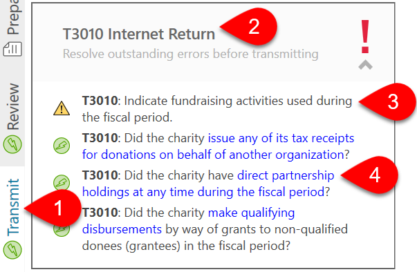 Screen Capture: Resolve outstanding errors