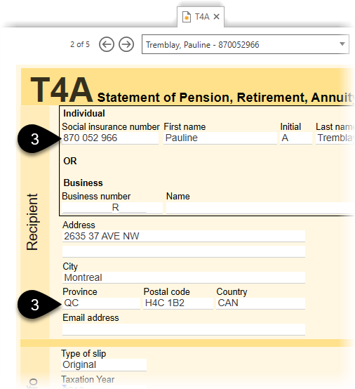 Québec RL1 and RL2 Relevés TaxCycle