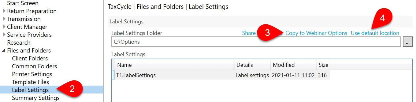 Screen Capture: Copy Printer Settings