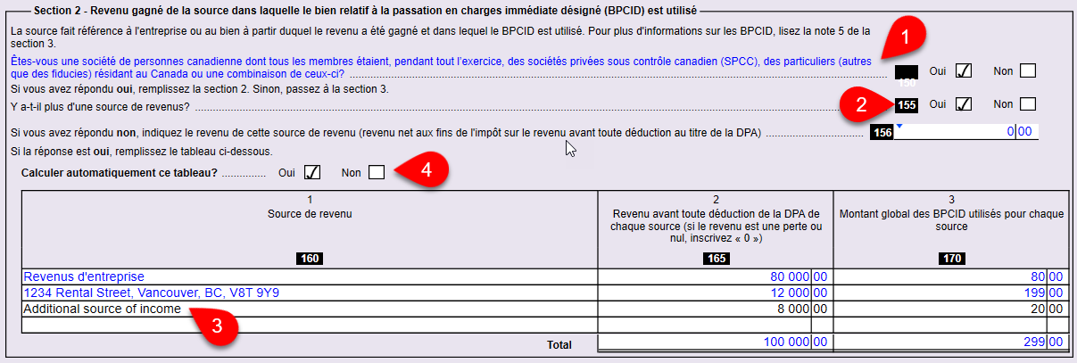 Screen Capture: Part 2 table of the T5013SCH8