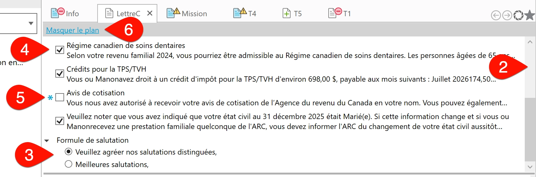 Capture d'écran : Plan du modèle ouvert
